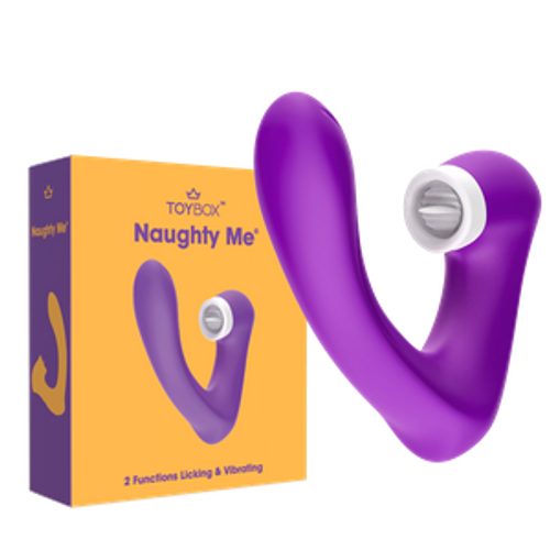Naughty me ויברטור מלקק וחודר