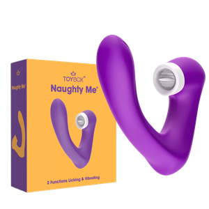 Naughty me ויברטור מלקק וחודר