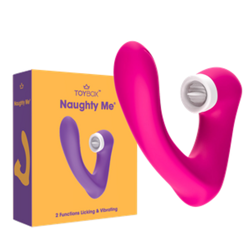 Naughty me ויברטור מלקק וחודר