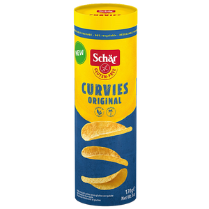  חטיף קרוויס בטעם טבעי Schar Curvies Original Chips, 170g