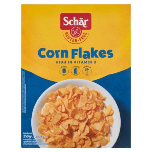 קורנפלקס| פתיתי תירס קלויים ללא גלוטן |  Schär Corn Flakes, glutenfree, 250 g