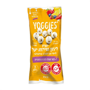 יוגיז חטיף לימון ופירות יער בציפוי יוגורט | YOGGIES