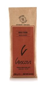 V Vescovi Moka Crema – אספרסו טחון איטלקי פרימיום – קפה צלוי בינוני – עבור Moka, French Press & Pour Over – 250 גרם