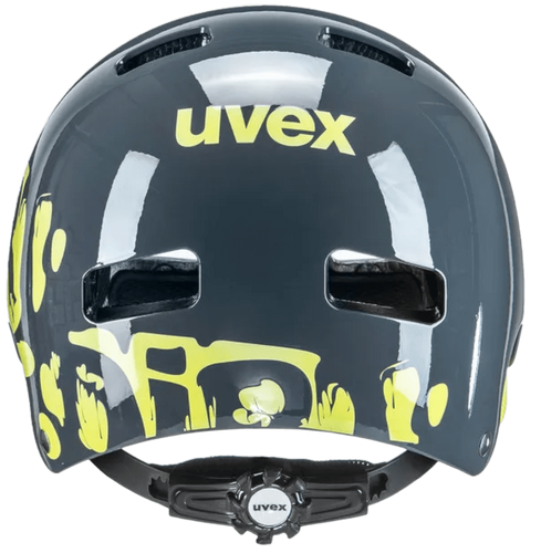 קסדה לאופניים UVEX KID 3 | צבע אפור צהוב