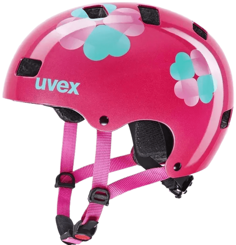 קסדה לאופניים UVEX KID 3 | צבע ורוד פרח