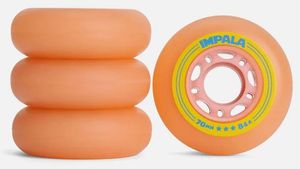 גלגלים סט של 4 Impala Inline Wheel Pink/Yellow