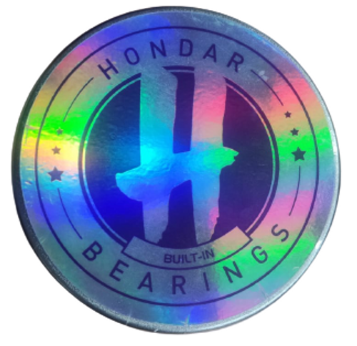 HONDAR TITANIUM BEARINGS BUILT-IN SPACER PURPLE