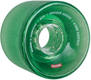 Globe Conical Cruiser Wheels Clear Forest 65mm
