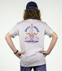 Hydroponic SPICY SAUCE USED PEARL SS T-SHIRT-L
