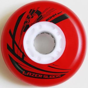 FLYING EAGLE LAZER SLIDERZ RED 4 PCS-76mm