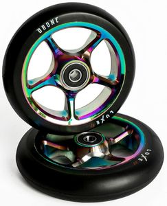 Drone Luxe II Wheel 110*24mm Neochrome/Black