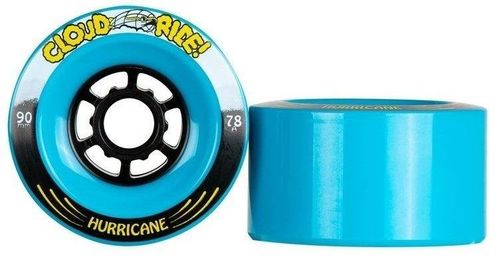CLOUD RIDE 90mmX50mm BLUE HURRICANES WHEELS set of 4