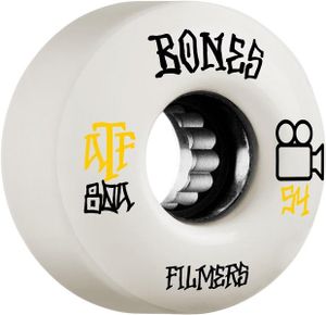 BONES ATF Skateboard Wheels Filmers 54mm 80A 4pk