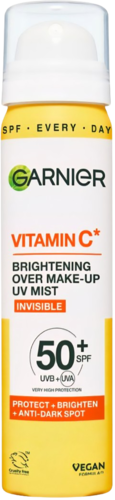 Garnier Vitamin C+ Brightening Over Make-up UV Mist 75ML גרנייה ספריי להגנה מהשמש לשימוש על האיפור