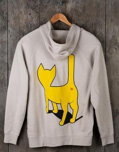 PARIS EL GATO ZIP HOOD STONE-M