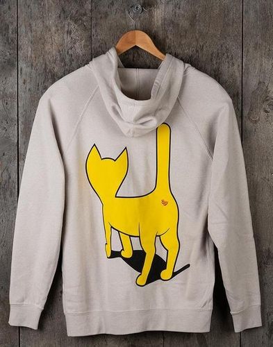 PARIS EL GATO ZIP HOOD STONE-S