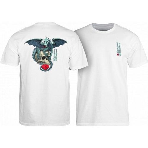 Powell Peralta T-shirt Dragon Skull White-M