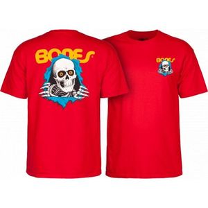 Powell Peralta Ripper T-shirt - Red-S