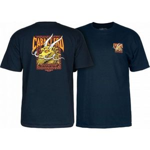 Powell Peralta Steve Caballero Street Dragon T-shirt Navy-S