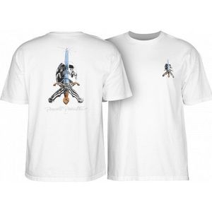 Powell Peralta Skull & Sword T-shirt - White-S