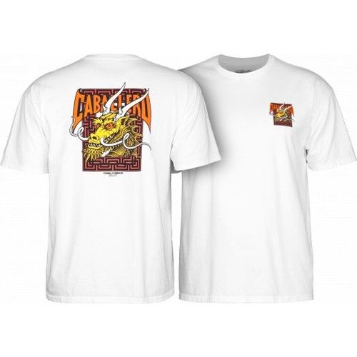 Powell Peralta Steve Caballero Street Dragon T-shirt White-S