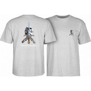 Powell Peralta Skull & Sword T-shirt - Gray-L