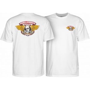 Powell Peralta Winged Ripper T-shirt - White-S