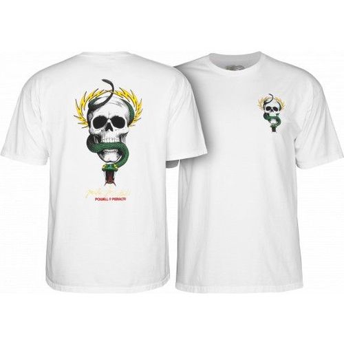 Powell Peralta Mike McGill Skull & Snake T-shirt - White-S