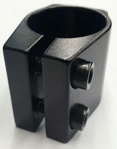 Grit Double Clamp 34.9mm Black