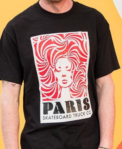 PARIS SALON HAIR T-SHIRT BLACK-S