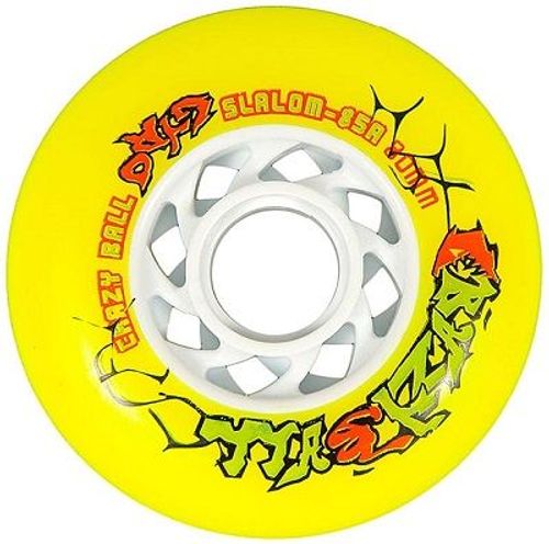גלגל GYRO Crazyball 85A Yellow/White-80mm
