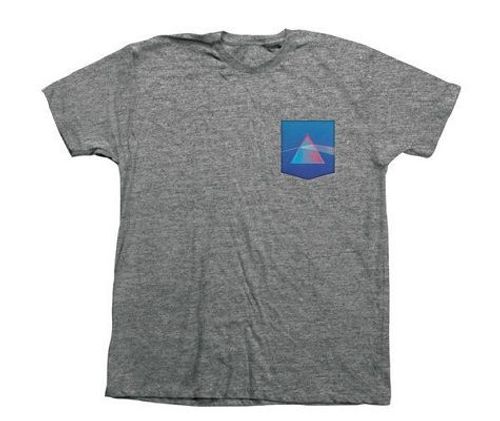חולצה Habitat X Pink Floyd Indigo Dark Side of The Moon Pocket Charcoal Heather-L