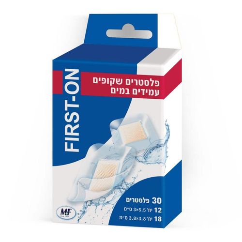 פלסטרים שקופים עמידים במים- 30 יח’