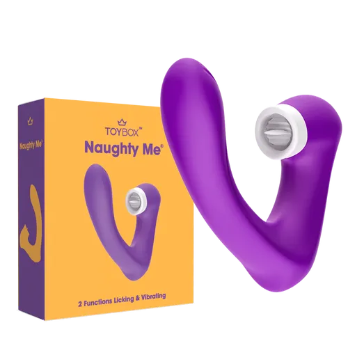 Naughty me ויברטור מלקק וחודר