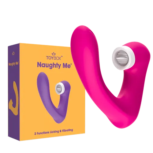 Naughty me ויברטור מלקק וחודר