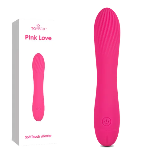 ויברטור במגע קטיפתי Pink Love