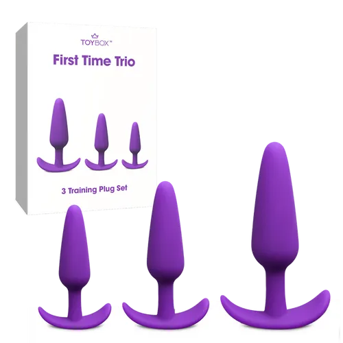 סט פלאגים אנאליים למתחילים First Time Trio