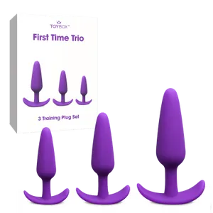 סט פלאגים אנאליים למתחילים First Time Trio