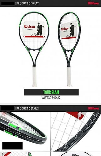 מחבט טניס שדה בוגרים מקצועי ווילסון WILSON Tour Slam