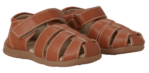 סנדל סגור בייבי מוקס Baby mocs צבע חום