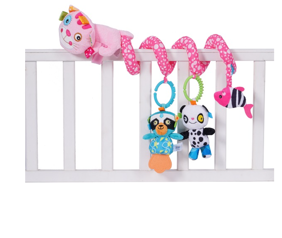 פעלולון ספירלה חתול למיטה וסל קל Pit Toys