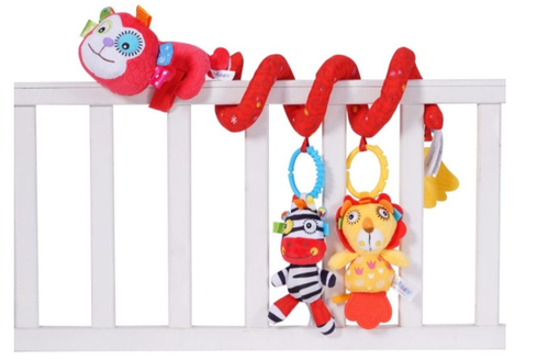 פעלולון ספירלה קוף למיטה וסל קל Pit Toys
