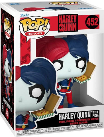 בובת פופ הארלי קווין עם פיצה | Funko Pop! Harley Quinn with Pizza 452