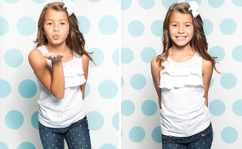 Savage Aqua Polka Dots Printed