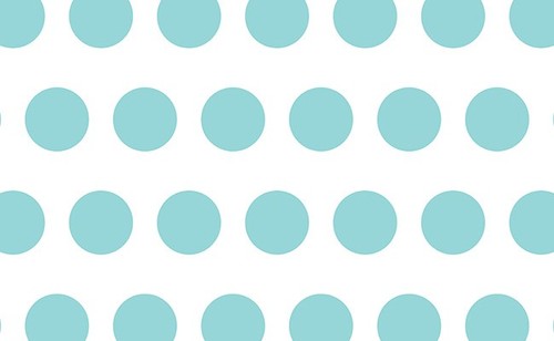 Savage Aqua Polka Dots Printed