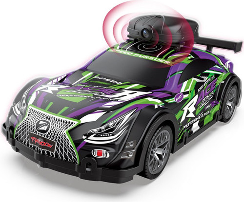מכונית מרוץ על שלט Speedcam PRO + מצלמה ושידור לסמארטפון