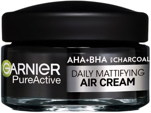 Garnier Daily Mattifying Air Cream 50ML גרנייה קרם לחות פחם למראה מאט