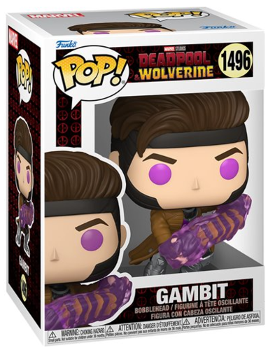 בובת פופ גמביט | Funko Pop! Marvel Deadpool and Wolverine - Gambit 1496