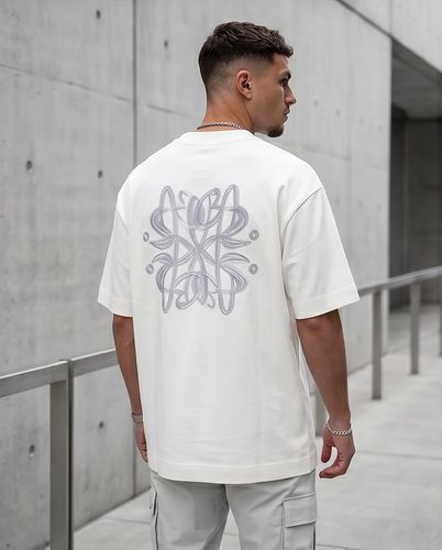 חולצה BALR מידות XS-XXL לגברים בגוון לבן עם פאץ'