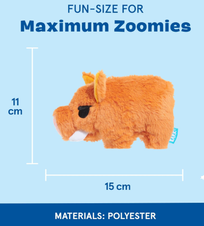 משחק לכלב בובת בארק באו חזיר הבר - BARK BEAU THE BOAR Toy For Dogs